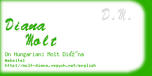 diana molt business card